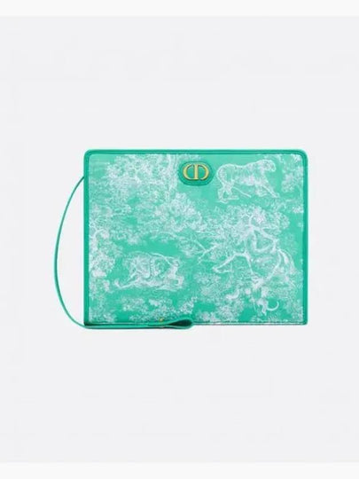 30 Montaigne Dea Pouch Bag Aquamarina - DIOR - BALAAN 2