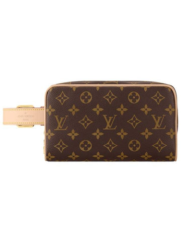 Locker Dopp Kit Monogram Pouch Bag Brown - LOUIS VUITTON - BALAAN 1