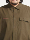 flannel work shirt khaki - BOOVOOM - BALAAN 5