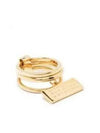 Number Motif Multi Band Ring Gold - MAISON MARGIELA - BALAAN 2