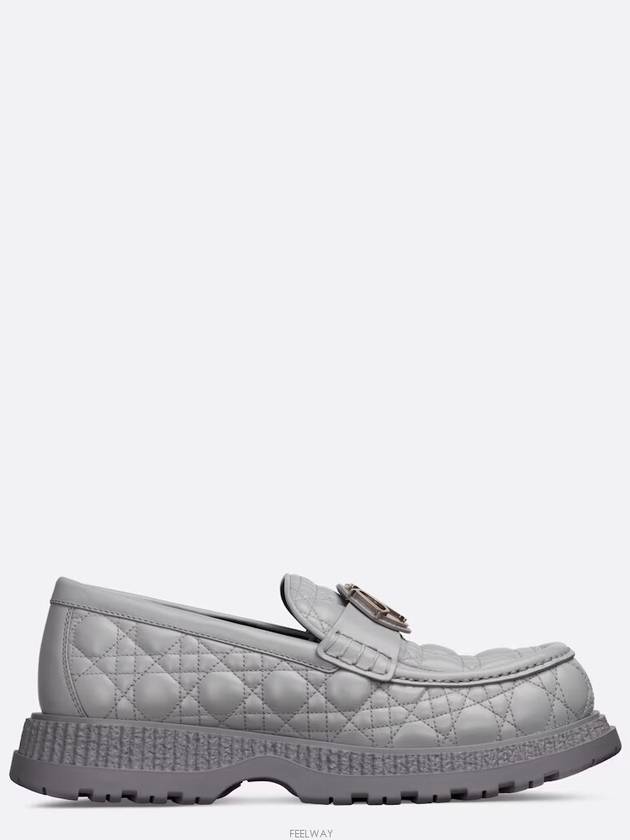 Buffalo Leather Loafers Grey - DIOR - BALAAN 3