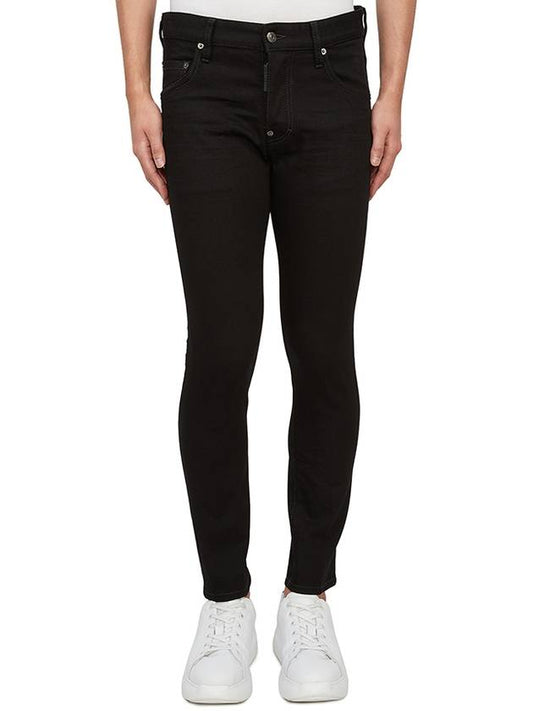 Skater Slim Cut Jeans Black - DSQUARED2 - BALAAN 2