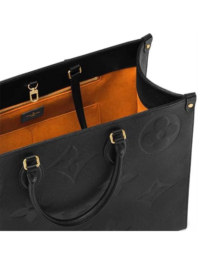 OnTheGo Monogram Empreinte Leather Tote Bag Black - LOUIS VUITTON - BALAAN 6