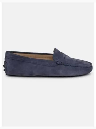 Gommino Suede Driving Shoes Blue - TOD'S - BALAAN 2