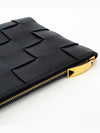 Intreciato Medium Clutch Bag Black - BOTTEGA VENETA - BALAAN 5