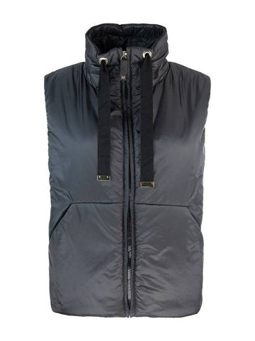 Stand up collar padded vest black - MAX MARA - BALAAN 1