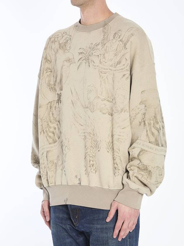 Pencil All Over sweatshirt - PALM ANGELS - BALAAN 2