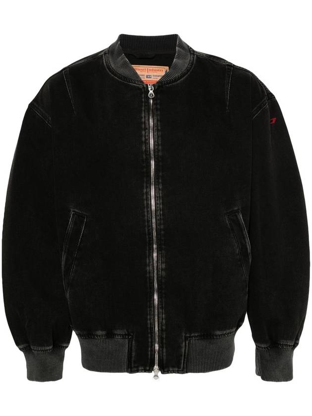 D-Vinz Bomber Jacket Black - DIESEL - BALAAN 2