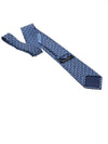 Rabbit Print Silk Tie Blue - SALVATORE FERRAGAMO - BALAAN 5