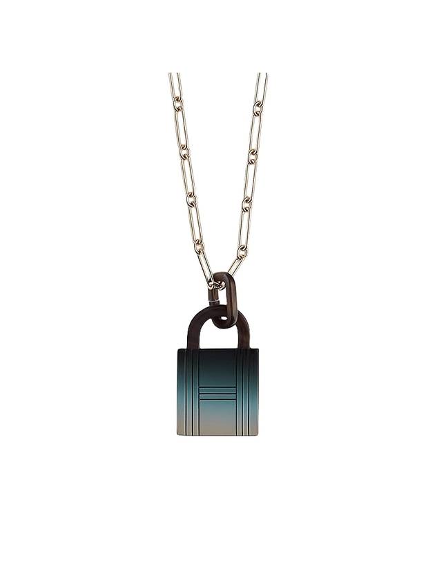 Hermes Fusion Amulette Padlock Pendant Necklace H057120FD - HERMES - BALAAN 1