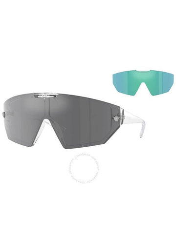 Versace Grey Shield Unisex Sunglasses VE4461 148/6V 47 - VERSACE - BALAAN 1