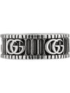 GG Marmont Silver Ring with Bouble G Detail - GUCCI - BALAAN 1