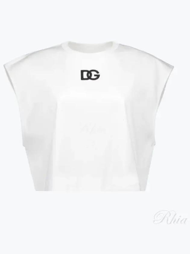 DG Logo Cotton Short Sleeve T-Shirt White - DOLCE&GABBANA - BALAAN 2