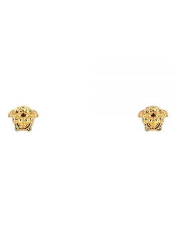 Medusa Head Stud Earrings Gold - VERSACE - BALAAN 1