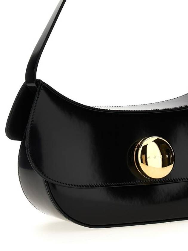 Butterfly Medium Shoulder Bag Black - MARNI - BALAAN 4