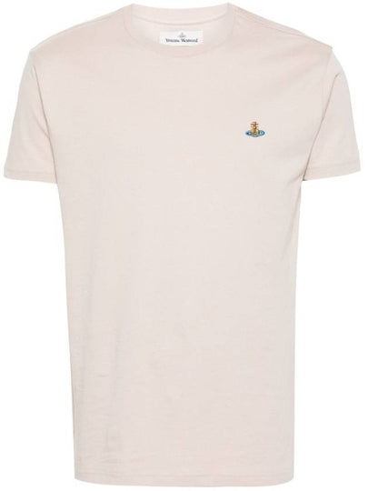 ORB Logo Cotton Short Sleeve T-Shirt Birch - VIVIENNE WESTWOOD - BALAAN 2