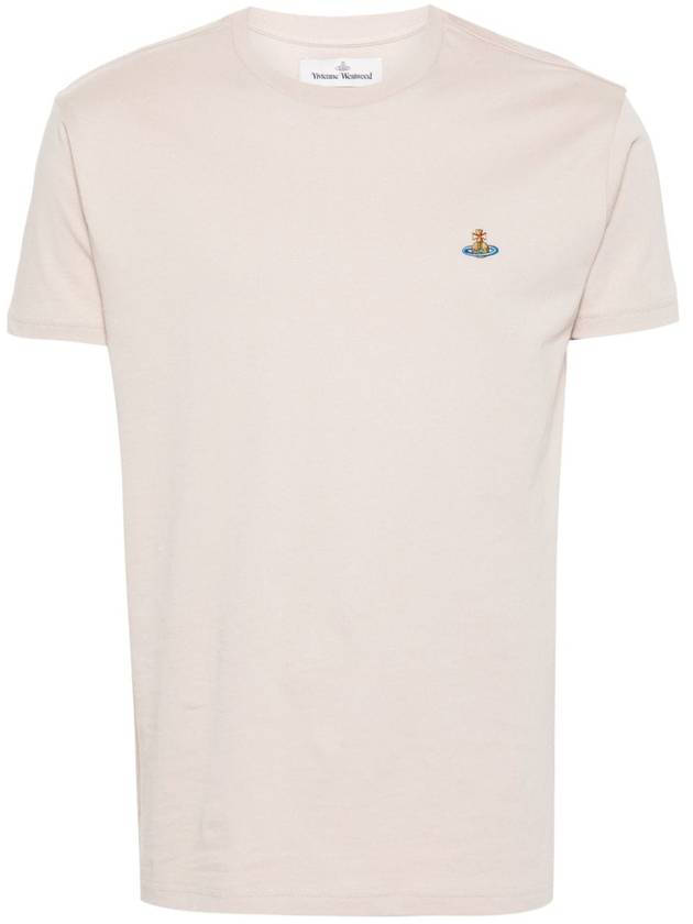 ORB Logo Cotton Short Sleeve T-Shirt Birch - VIVIENNE WESTWOOD - BALAAN 2