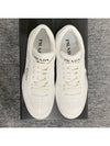 Men's Downtown Triangle Logo Leather Low Top Sneakers White - PRADA - BALAAN 7