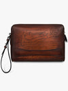 Rosewood Scritto Leather Pouch ROSEWOOD_NEO JOUR V2 - BERLUTI - BALAAN 1