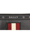 Benery Leather Clutch Bag Black - BALLY - BALAAN 9