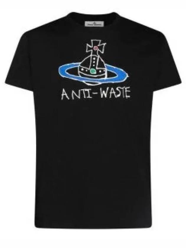 Anti Waste Short Sleeve T-Shirt Black - VIVIENNE WESTWOOD - BALAAN 2