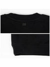 Small Heart Logo Sweatshirt Black - AMI - BALAAN 7