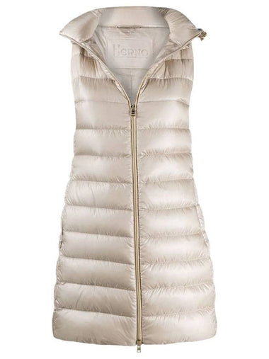 Serena Hooded Padding Vest Chantilly - HERNO - BALAAN 1