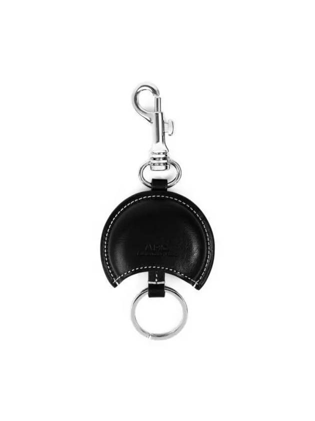 Amber Leather Key Holder Black - A.P.C. - BALAAN 3