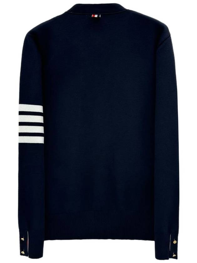 Milano Stitch 4 Bar Cardigan Navy - THOM BROWNE - BALAAN 3