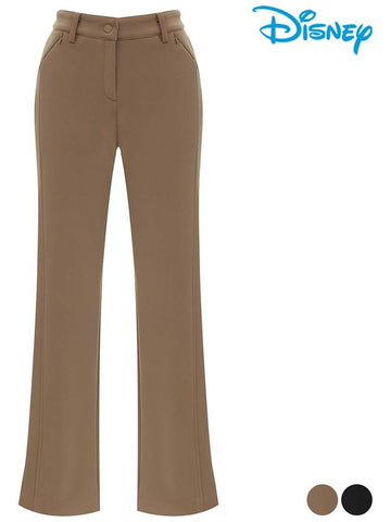 Women s back pocket buckle character point brushed long pants DO4LPA031 - DISNEY GOLF - BALAAN 1