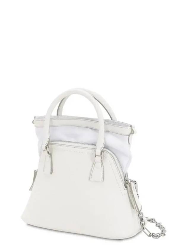 5AC Mini Tote Bag White - MAISON MARGIELA - BALAAN 5