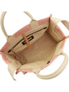 Small Raffia East West Tote Bag Pink - MARNI - BALAAN 6