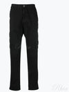 Men's Wappen Patch Cargo Track Pants Black - STONE ISLAND - BALAAN 2