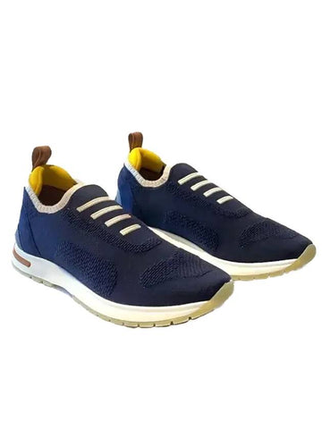 360 LP Flexy Low Top Sneakers Navy - LORO PIANA - BALAAN 1