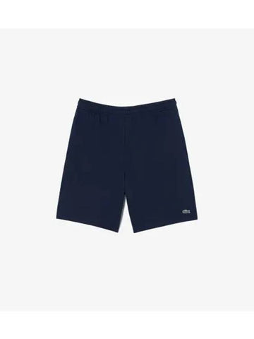 Men s Solid Sweat Shorts Navy - LACOSTE - BALAAN 1