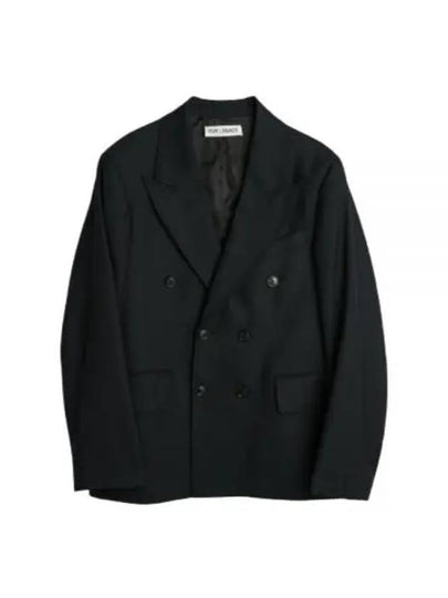 Unconstructed DB Blazer Jacket Black - OUR LEGACY - BALAAN 2