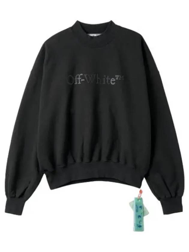 Logo sweatshirt black t shirt - OFF WHITE - BALAAN 1