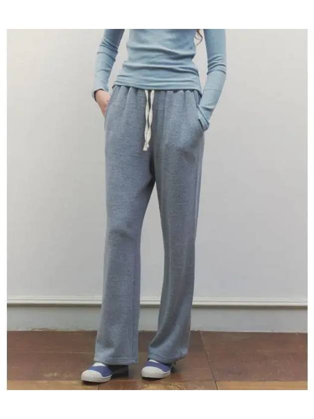 WINTER SWEAT PANTS MELANGE GRAY - BENSIMON - BALAAN 1