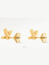 Go 14 Earrings Gold - LOUIS VUITTON - BALAAN 4