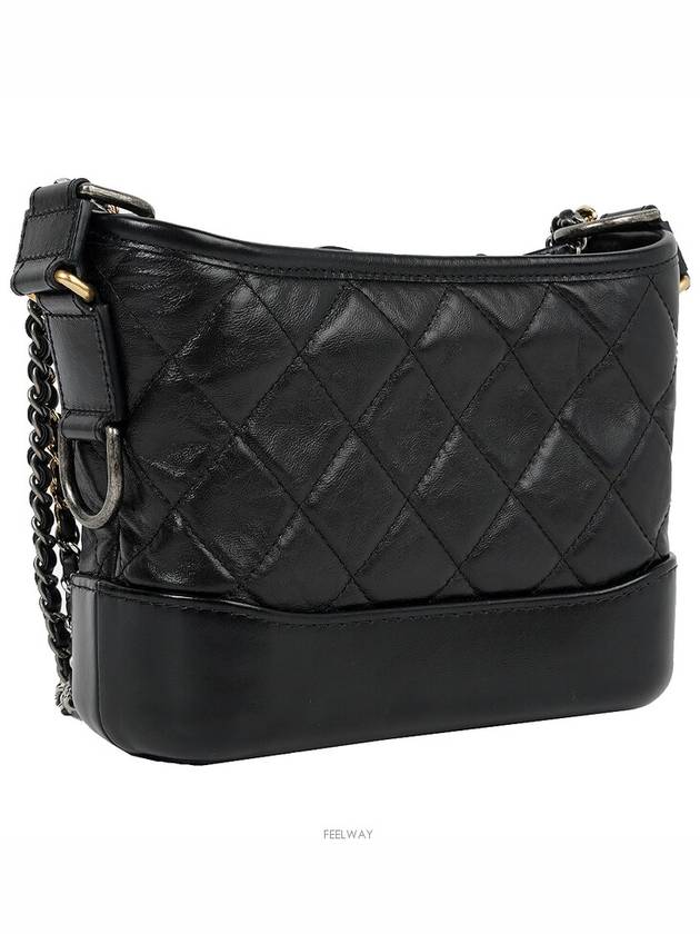 Gabrielle Hobo Small Black 74380 - CHANEL - BALAAN 2