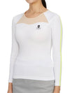 Golf wear women s innerwear long sleeve t shirt MLW 3A AU04 WHITE - MARK & LONA - BALAAN 3