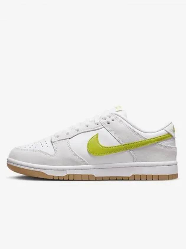 Dunk Low White Gum Yellow HJ7335 133 - NIKE - BALAAN 2