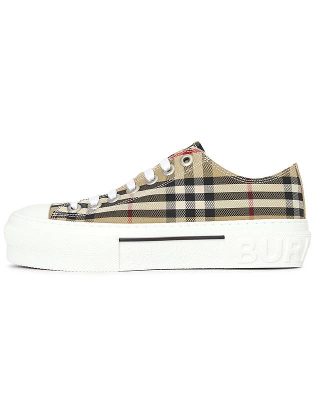 Vintage Check Cotton Sneakers Archive Beige - BURBERRY - BALAAN 5