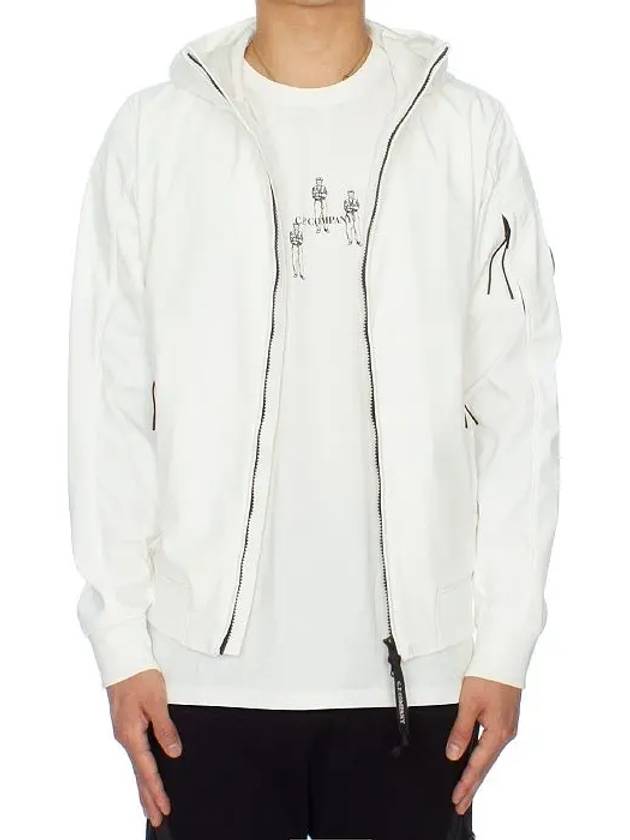 Shell R Hooded Jacket White - CP COMPANY - BALAAN 3