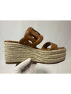 Wedge Heel Espadu Eze 30 Idea High Slippers H241230Z A3370 - HERMES - BALAAN 5