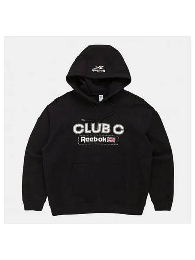 Club C Classic Overfit Hood Black - REEBOK - BALAAN 1