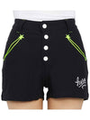 Women's Rocker Shorts Black - HORN GARMENT - BALAAN 7