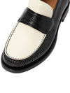 Signature Logo Loafers Black White - SALVATORE FERRAGAMO - BALAAN 8