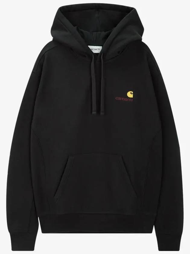 Whip Men s American Script Black Hoodie I028279 89XX - CARHARTT - BALAAN 2