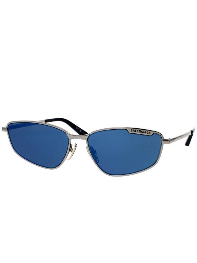 Eyewear Engraved Logo Rectangular Frame Sunglasses - BALENCIAGA - BALAAN 3